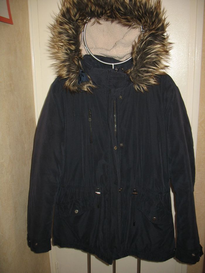 DOUDOUNE A CAPUCHE MARINE "ONLY" - TAILLE XL - n°01