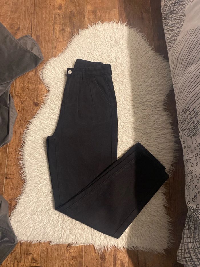 pantalon droit noir