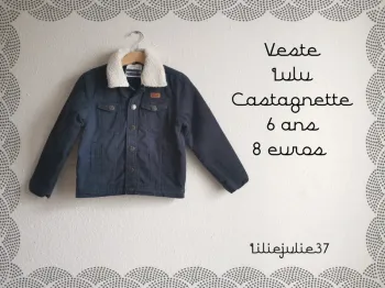 Veste Lulu castagnette 6 ans