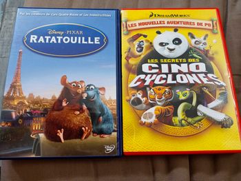 Lot 2 dvd "Ratatouille" et "panda les 5 cyclones"
Très bonÉtat