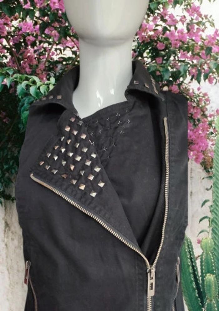 Veste à clous sans manche - photo numéro 2