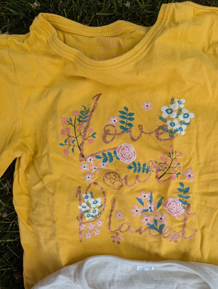 Lot de 2 tee-shirts manches longues 7-8 ans - photo numéro 3