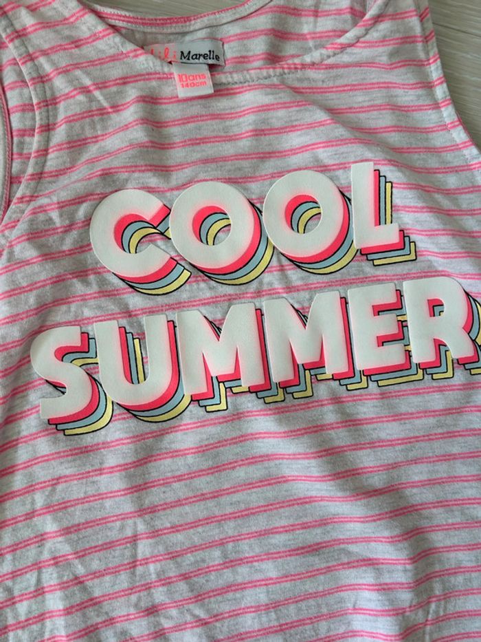 Lot de 2 débardeurs 10 ans fille - photo numéro 7