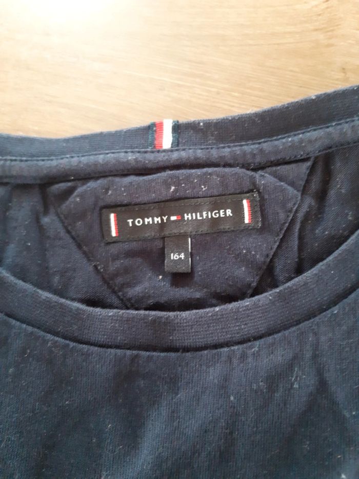 Tee shirt bleu marine tommy - photo numéro 3