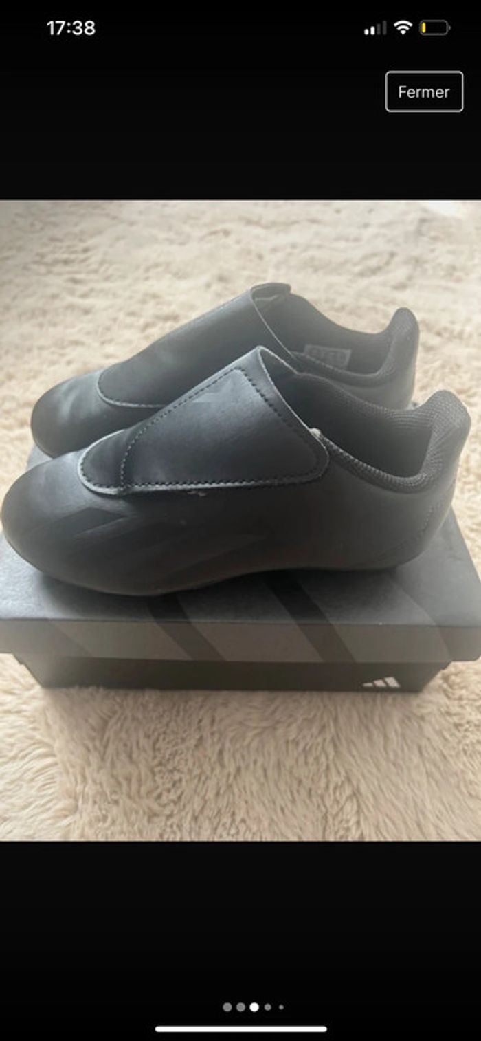 chaussure de foot adidas à scratch - photo numéro 4