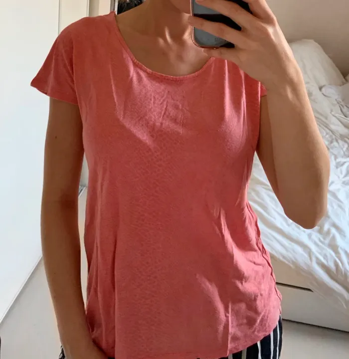 Tee-shirt fluide rose