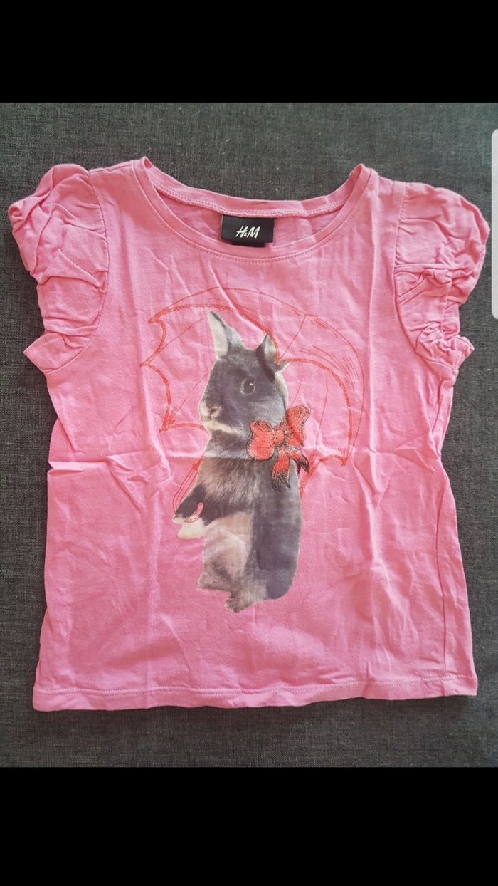Tee-shirt fille 1-2 ans
