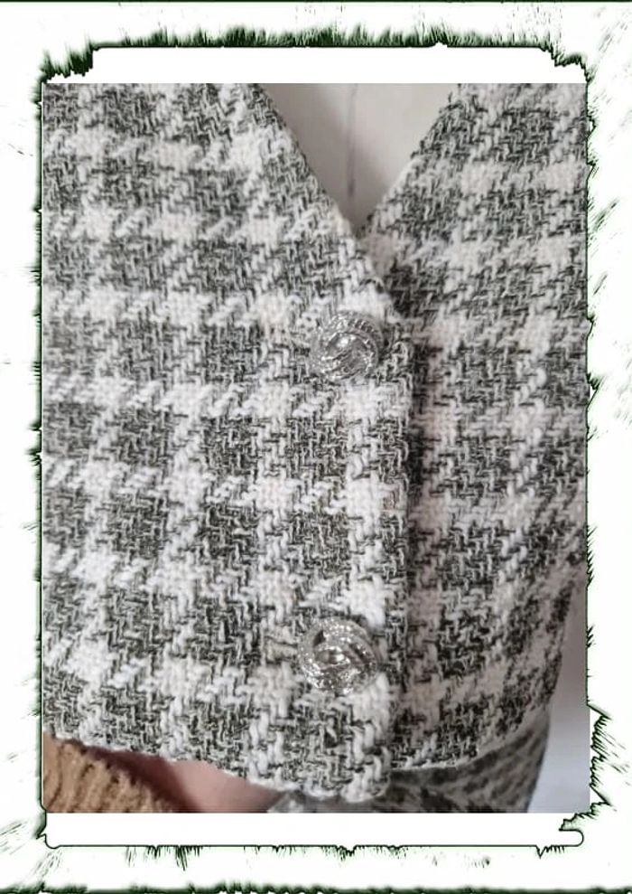 Robe cut out tweed avec ceinture intégrée - photo numéro 3