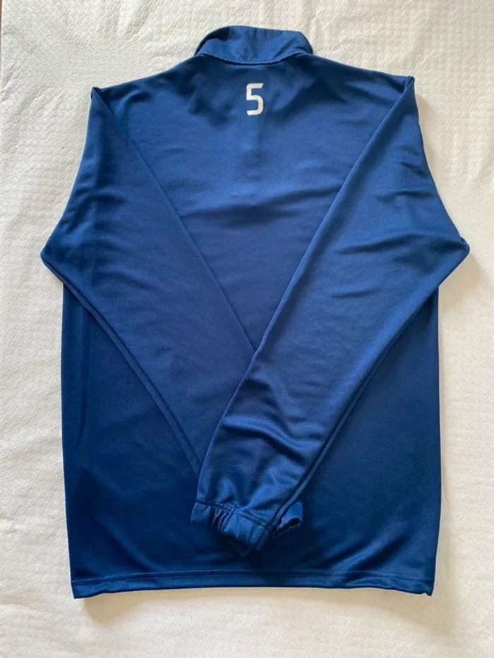 Haut de sport Adidas zippé bleu marine - rvsc est 1976 - photo numéro 6