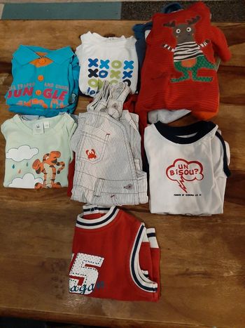 Lot vêtements garçon 6 mois printemps été