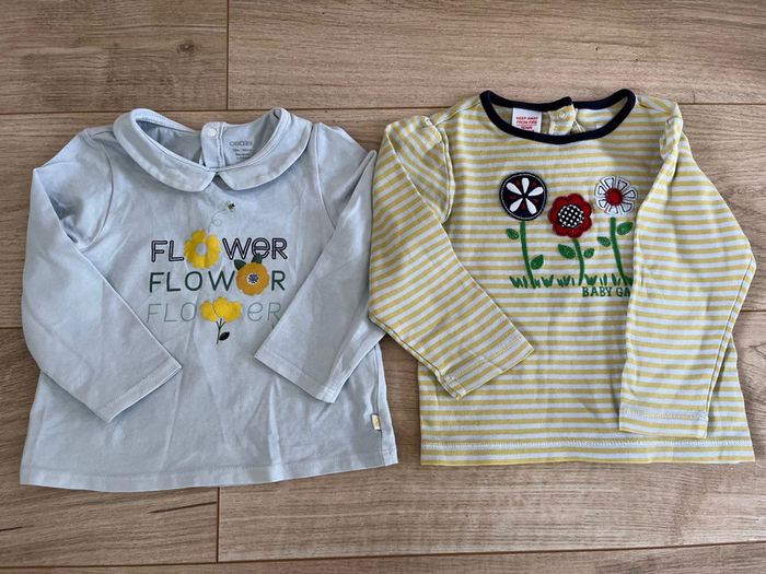 Lot deux pull manches longues