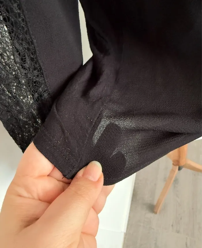 Blouse noire Naf Naf taille M ou 38 - photo numéro 4