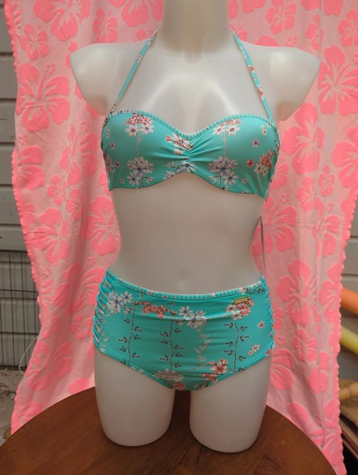 Bikini bandeau taille haute Sunseeker S - photo numéro 3