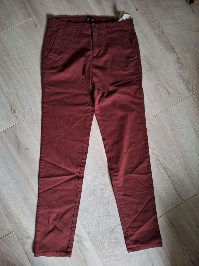 Pantalon bordeaux garçon 14 ans z