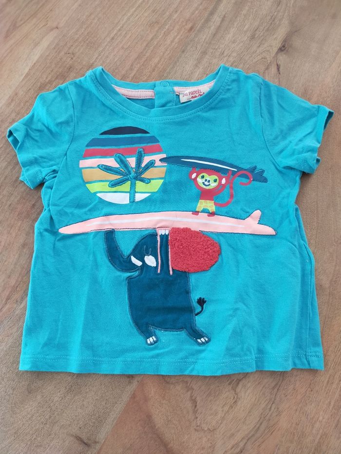 Lot de t-shirts singes 🐒 18 mois - photo numéro 6