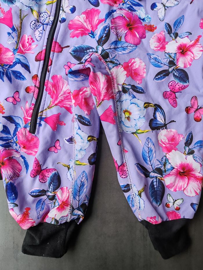 Combinaison de pluie ielm violette et rose - photo numéro 2