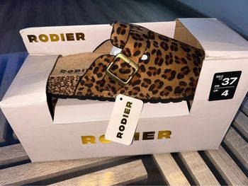 Chaussures mules Rodier léopard taille 37
