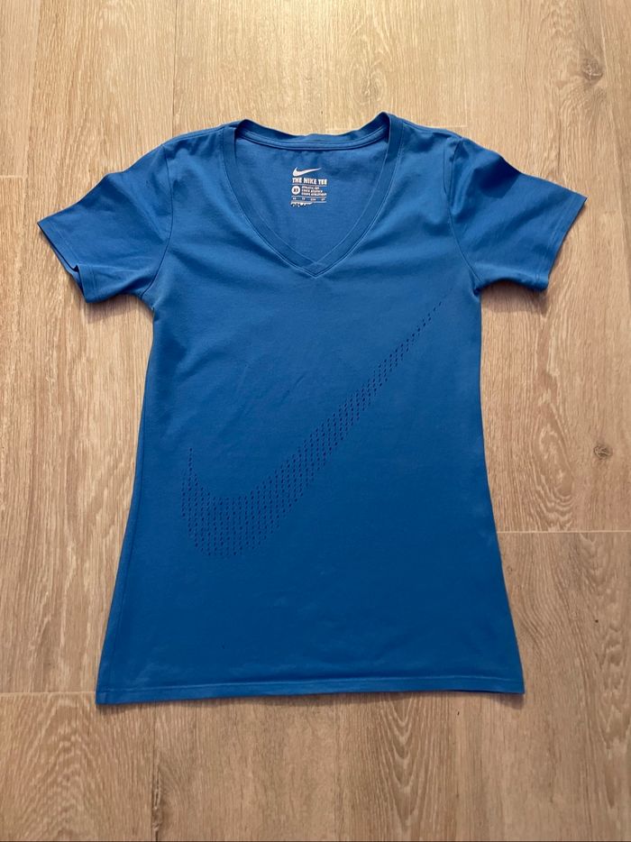 Tee shirt homme bleu turquoise taille XS Nike très bon état