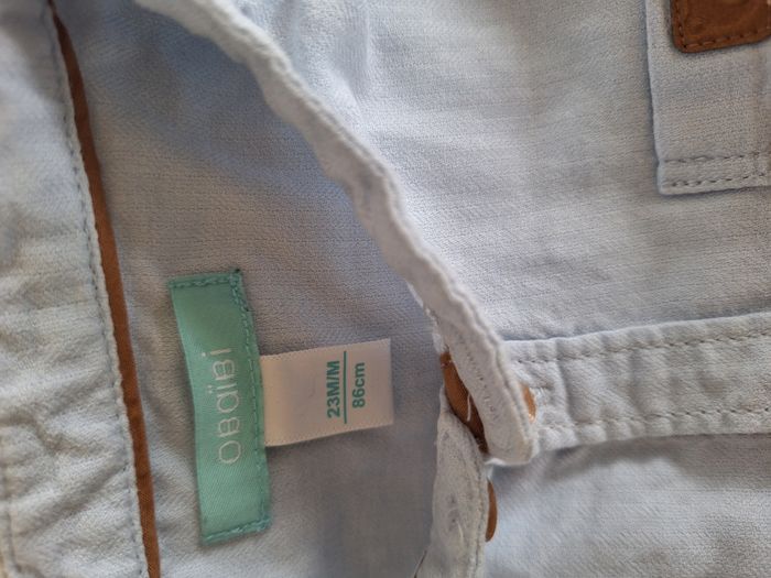Chemise manches longues bébé garçon 23 mois obaïbi - photo numéro 2