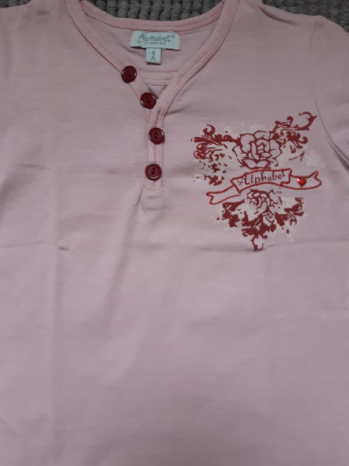 T-shirt Alphabet 4 ans - photo numéro 2