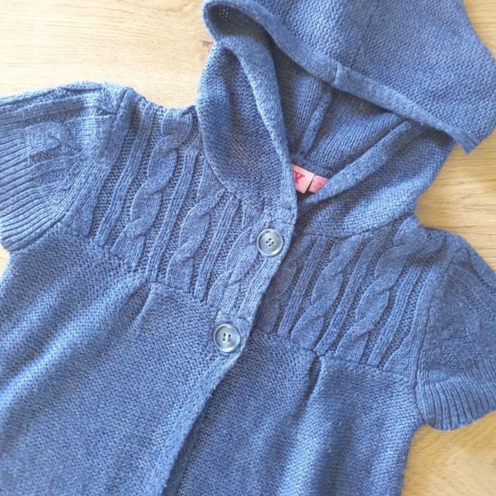 🩷 Gilet en laine avec capuche 6 ans NKY #emyfleury_6ansfille - photo numéro 2