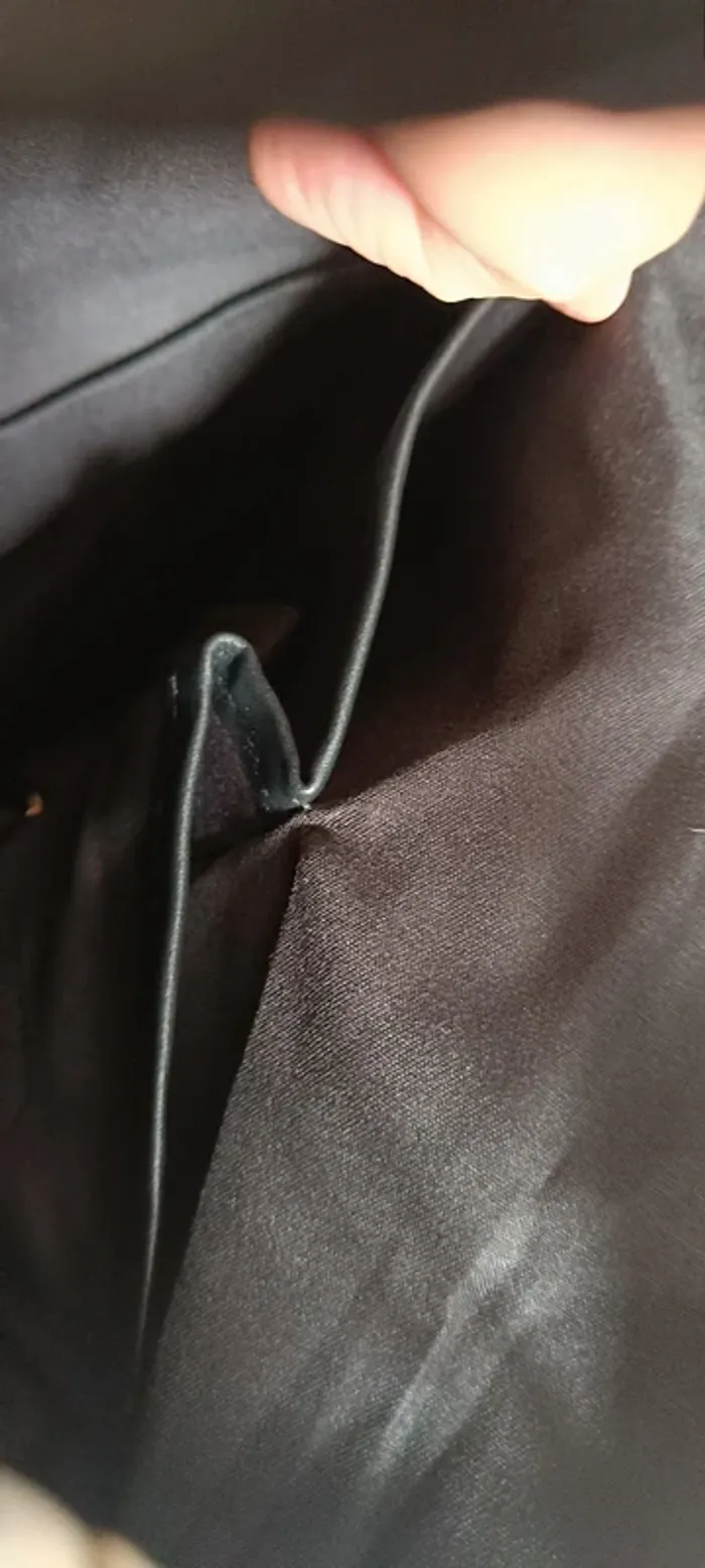 Sac matelassé avec bandoulière noir - photo numéro 6