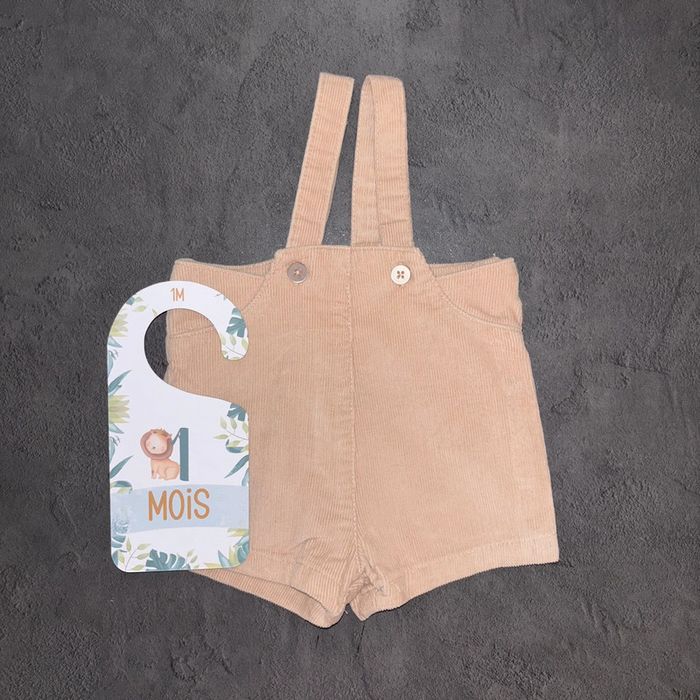 Salopette beige Kiabi / 1 mois / Très bon état