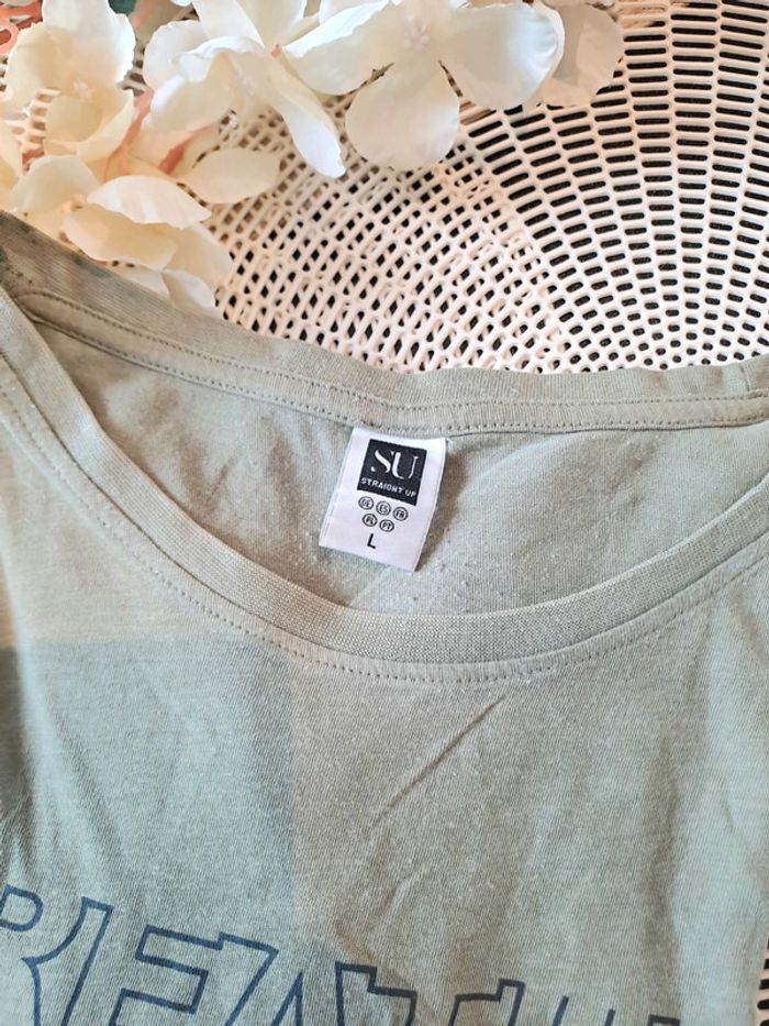 Tee shirt, taille L, marque straight up - photo numéro 2
