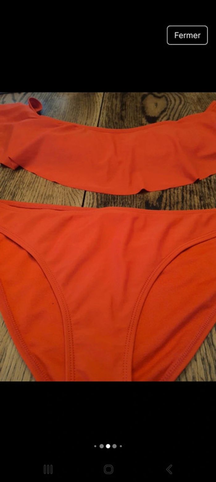 Jolie Bikini Pimkie rouge fr 42 trés bonne état - photo numéro 12