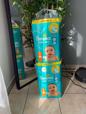 Pampers baby dry giga pack taille 3
