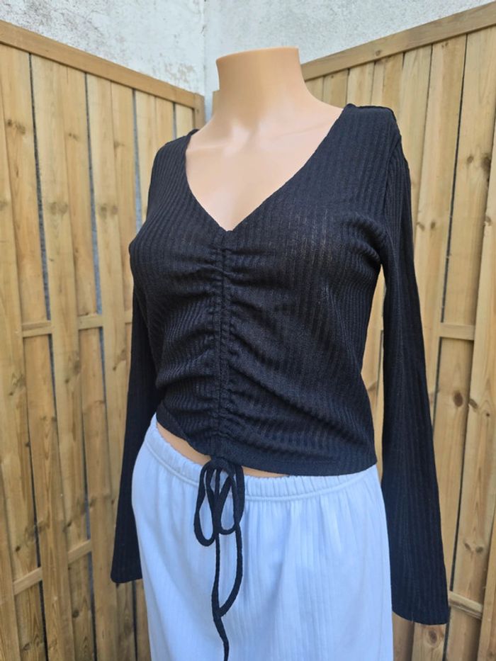 Haut léger sexy maille crop🍒vintage y2k 2000🍒taille 36/38