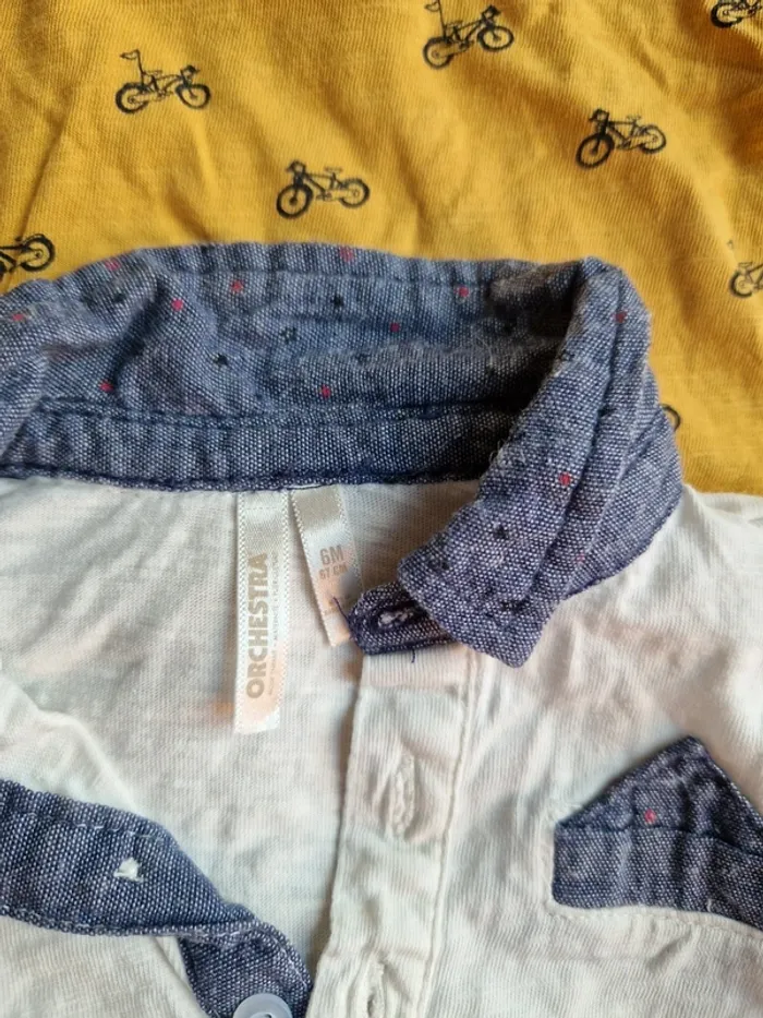 Lot 8 tee shirt garçon 6 mois - photo numéro 2