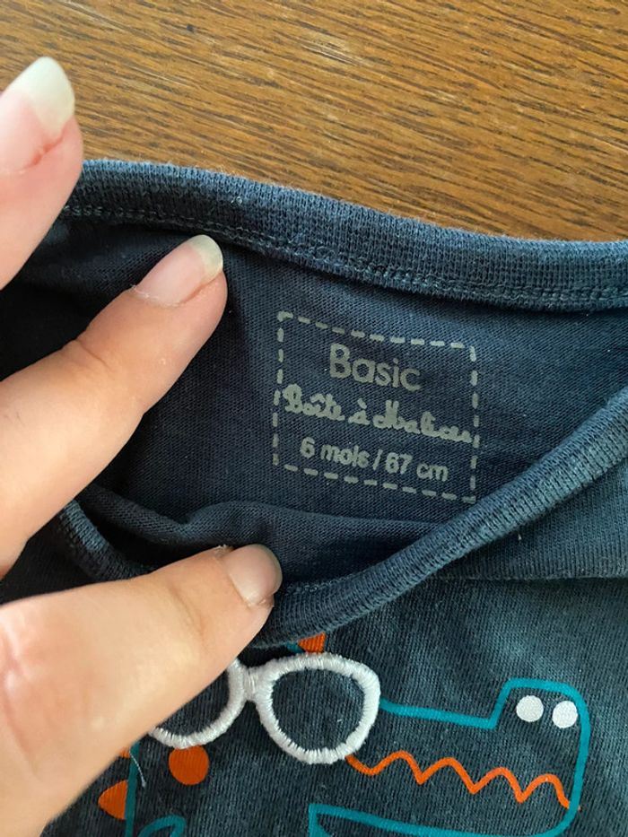 T-shirt bleu alligator - photo numéro 2