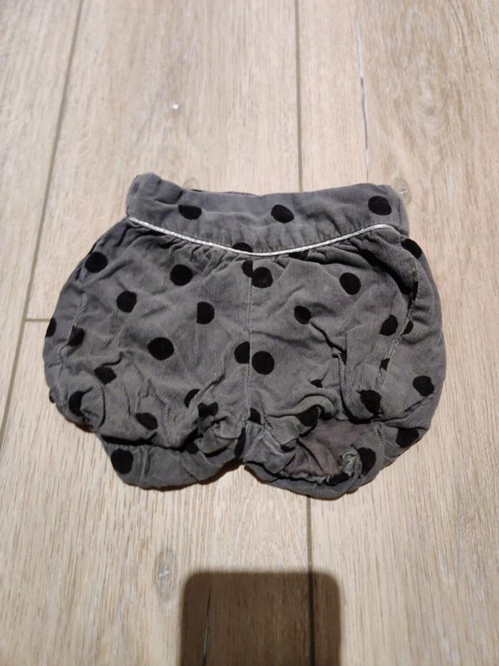 Ensemble Short velours gris