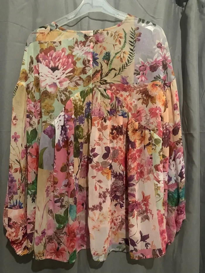 tunique avec fleurs - photo numéro 4