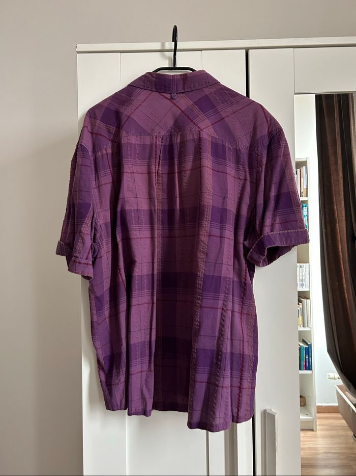 Chemise violette à carreaux Homme H&M Taille XL - photo numéro 8