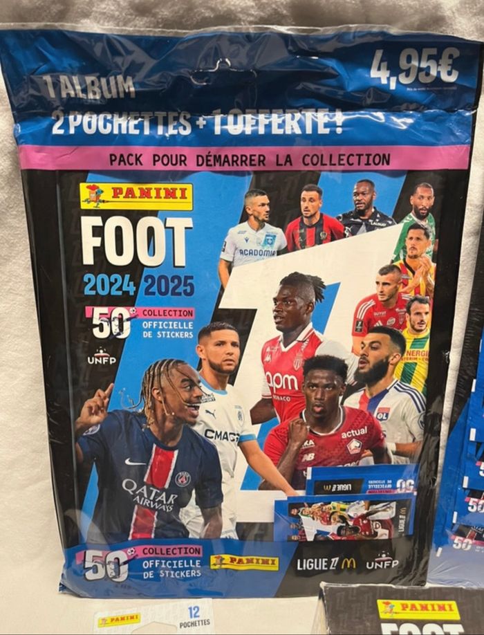 Kit Panini stickers FOOT 50 Collection 2024 / 2025t - photo numéro 2