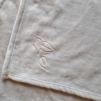 Couverture grise bebe