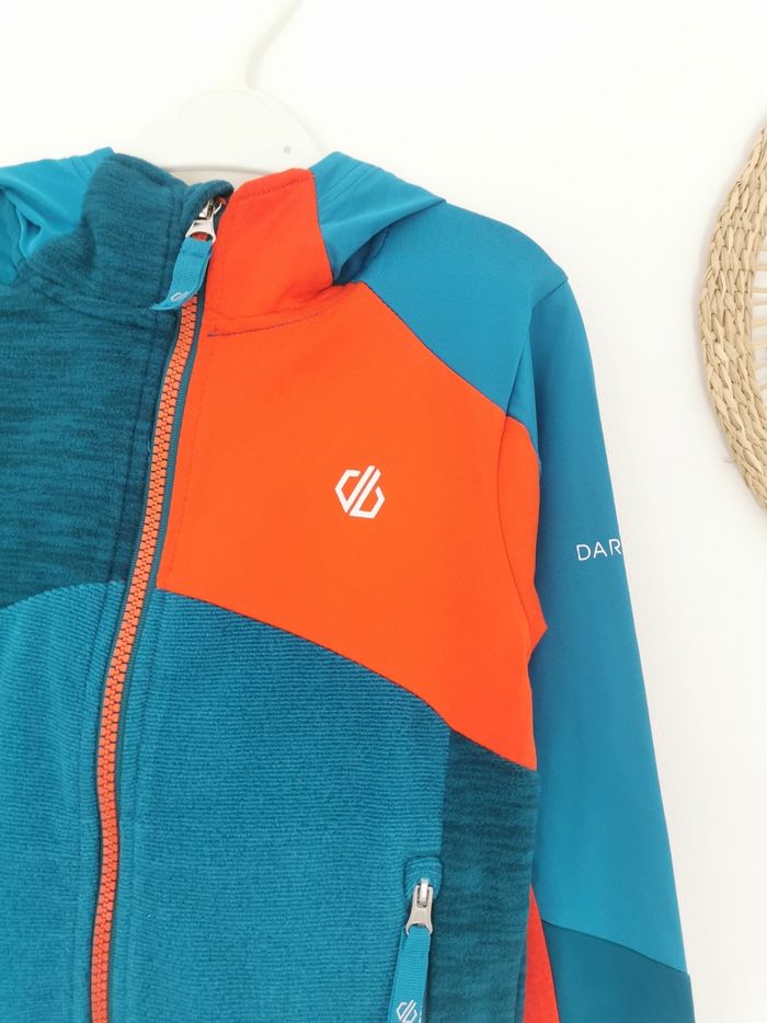 Veste zippée bi-matière à capuche et séchage rapide Dare2B 5/6 Ans - photo numéro 3