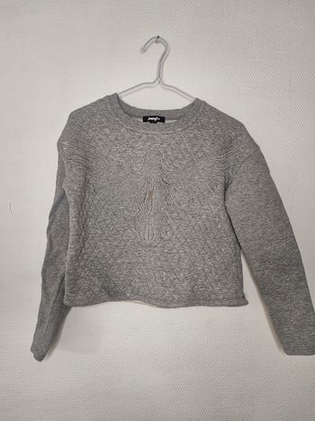 Pull gris motif aigle - Jennyfer