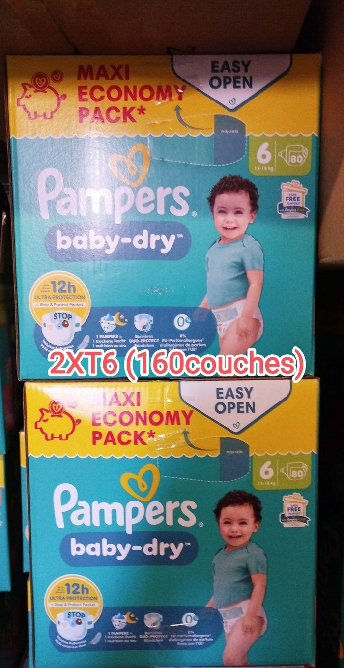 Deux Pampers T6