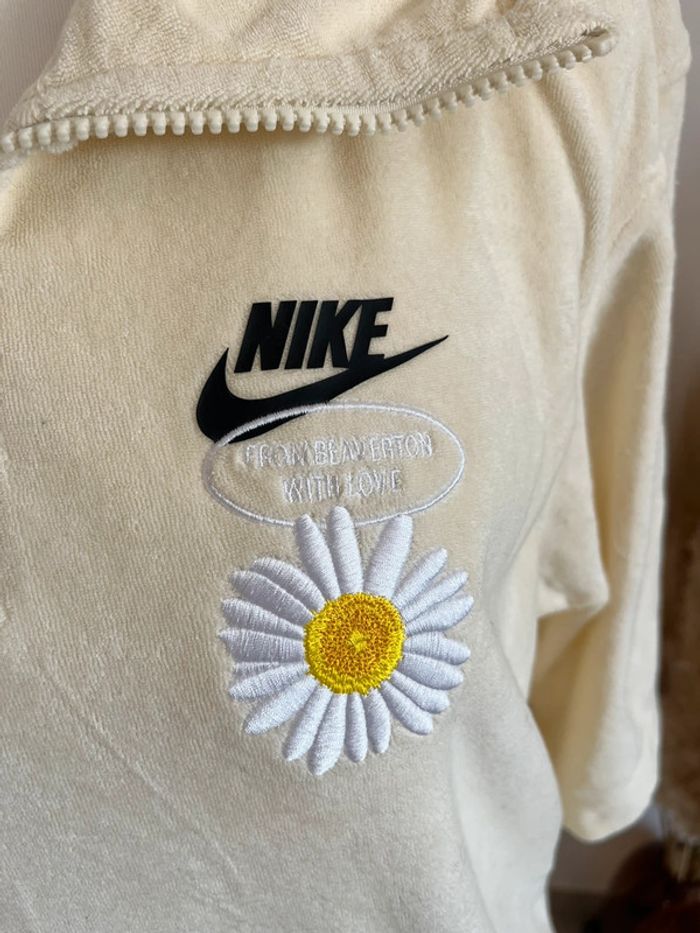 Sweat manches 3/4 jaune pâle Nike - photo numéro 3