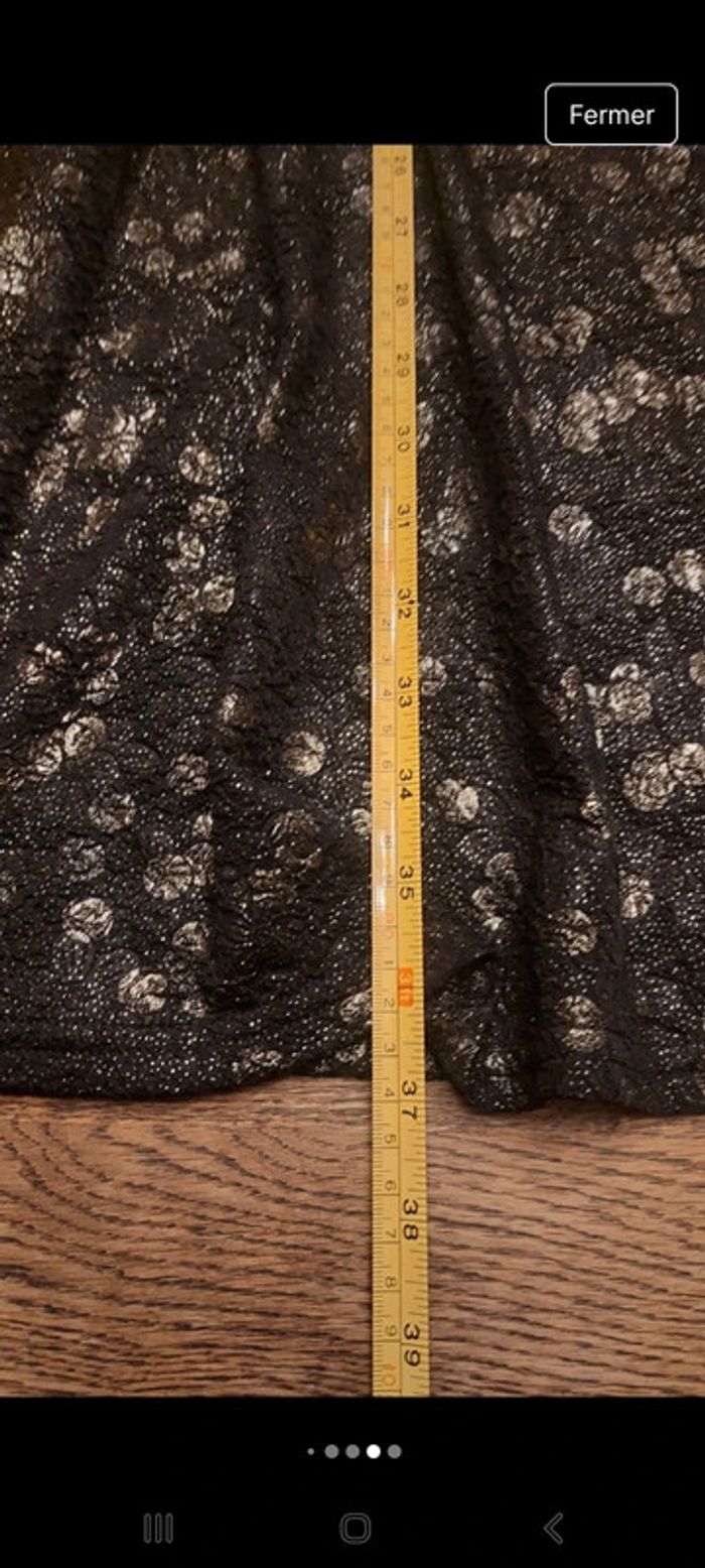 Jolie Robe noir brillant Cassis taille 42 - photo numéro 14