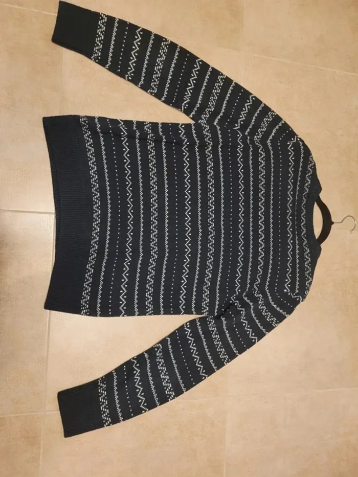 Pull celio bleu marine taille m chaud - photo numéro 5