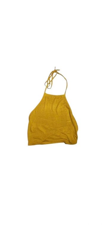 Top jaune