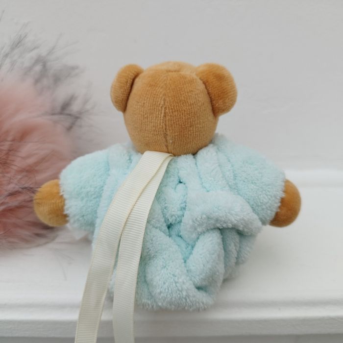 Kaloo plume mini patapouf ours: Aqua - photo numéro 2