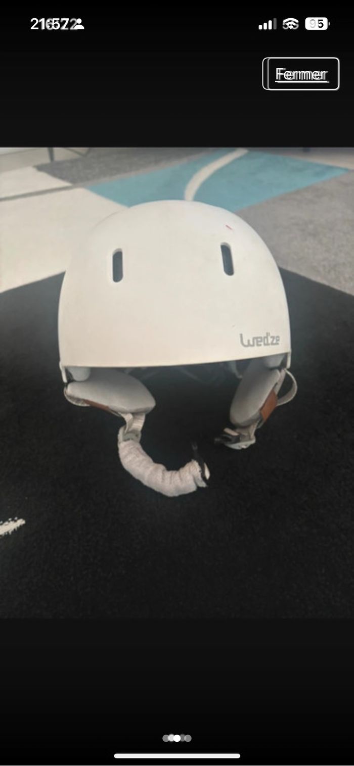 Casque de ski et masque - photo numéro 2