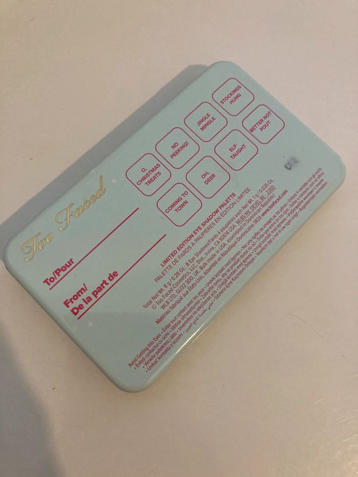 Palette Yeux Secret Santa - photo numéro 2