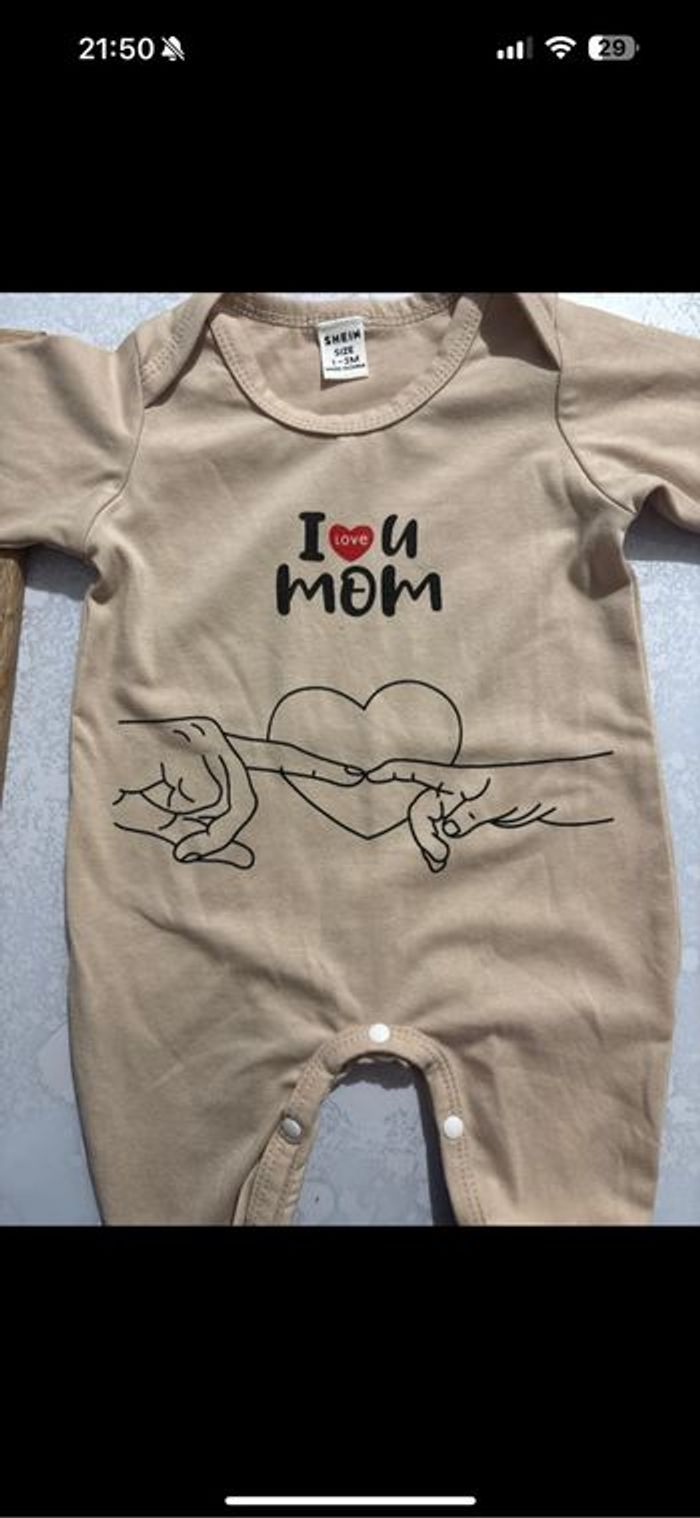 Pyjama léger I love you mom - photo numéro 2