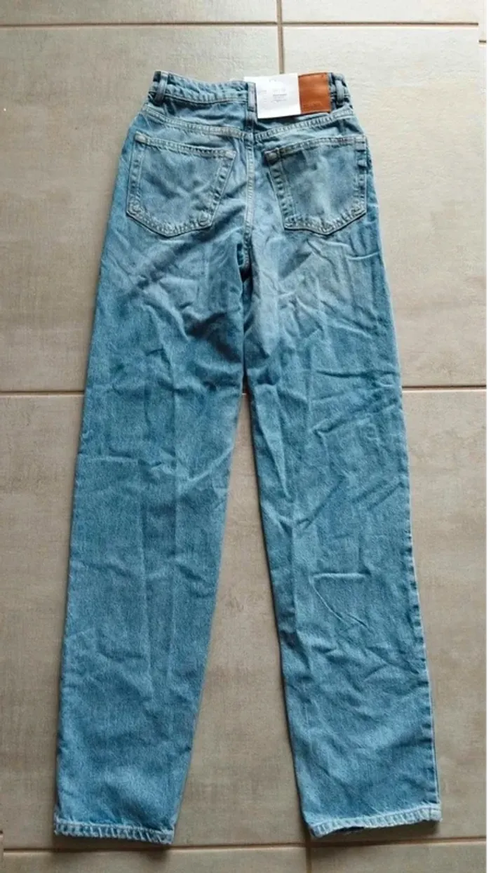 Jeans  straight taille  24/32  never  denim - photo numéro 8